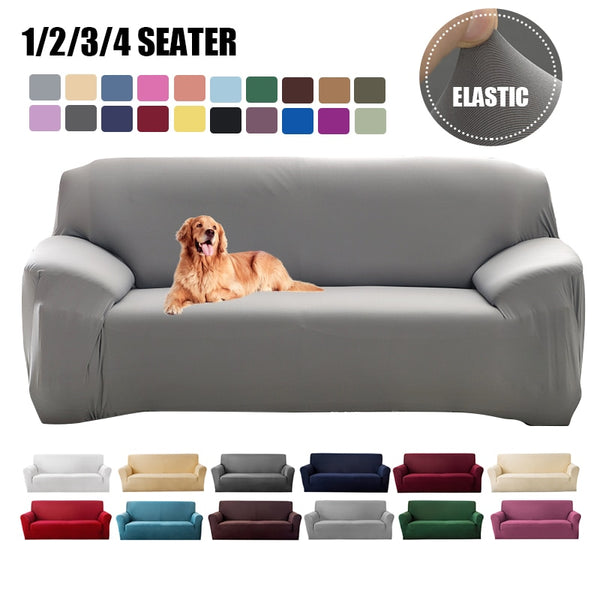 Elastic Plain Solid Sofa Cover Stretch Tight Wrap All-inclusive Sofa Cover Funda Sofa Couch Cover ArmChair Cover