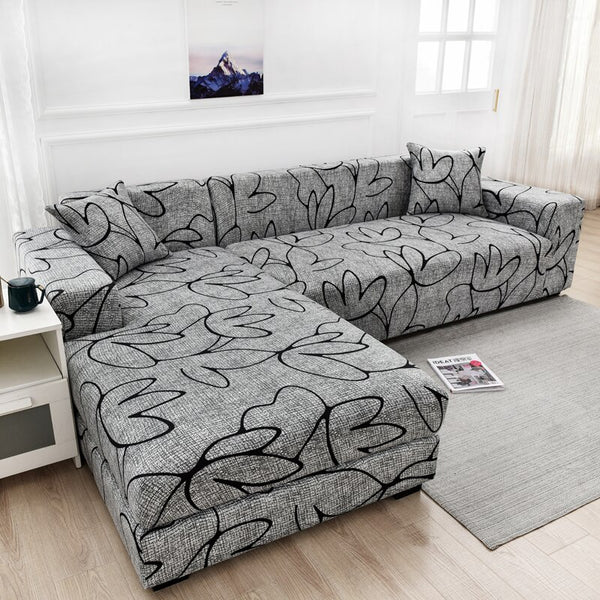 Elastic Stretch Sofa Cover Slipcovers L-Style need Sofa Case