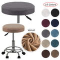 Elastic High Quality Velvet Stool Cover Bar Round Swivel Chair Cover Anti-dirty Universal Stool Cover Coffee Shop Stool Cover