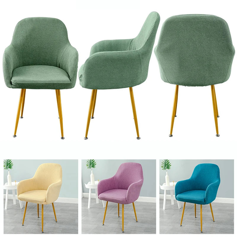 High Armrest Chair Covers All-inclusive Stretch Seat Protector Make Up Dining Slipcover Waterproof Elastic Chair Cover