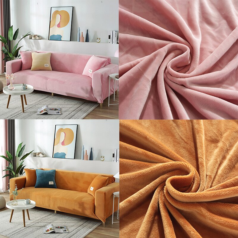 High Quality Velvet Sofa Covers Living Room Sofa Cover Home Furniture ...