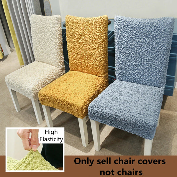 Newest Dining Chair Covers Elastic Thicken Dining Chair Cover Modern Household High Quality Cotton Stool Covers