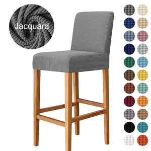 Jacquard Bar Stool Chair Cover