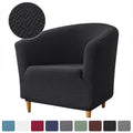 Jacquard Bath Club Tub Armchair Seat Covers Elastic Single Sofa Covers Chair Protector Stretch Bar Slipcovers Home Decor