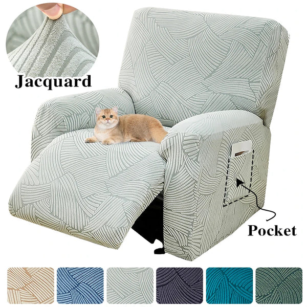 Jacquard Recliner Chair Cover