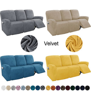 Velvet Stretch Sofa Cover