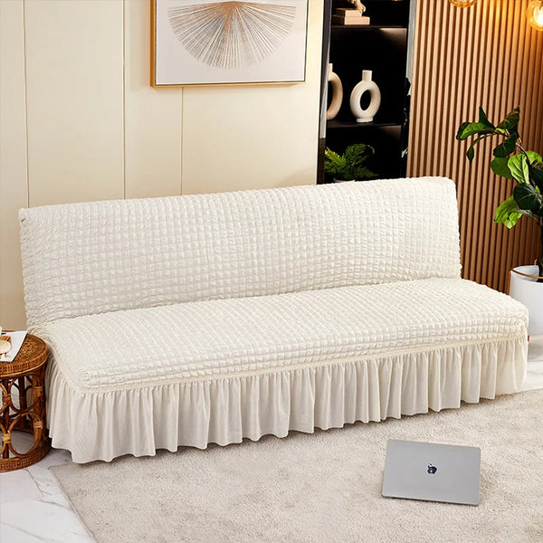 Luxury Jacquard Sofa Bed Covers Elastic with Skirt for Living Room Armchair Sofa Covers Retro Sofa Bed Skirt Cover