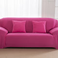 Pink Sofa Cover Spandex Elastic Sofa Covers Stretchy Dark Pink sofa covers for Corner Sofa 1/2/3/4 Sectional Magic Sofa Cover