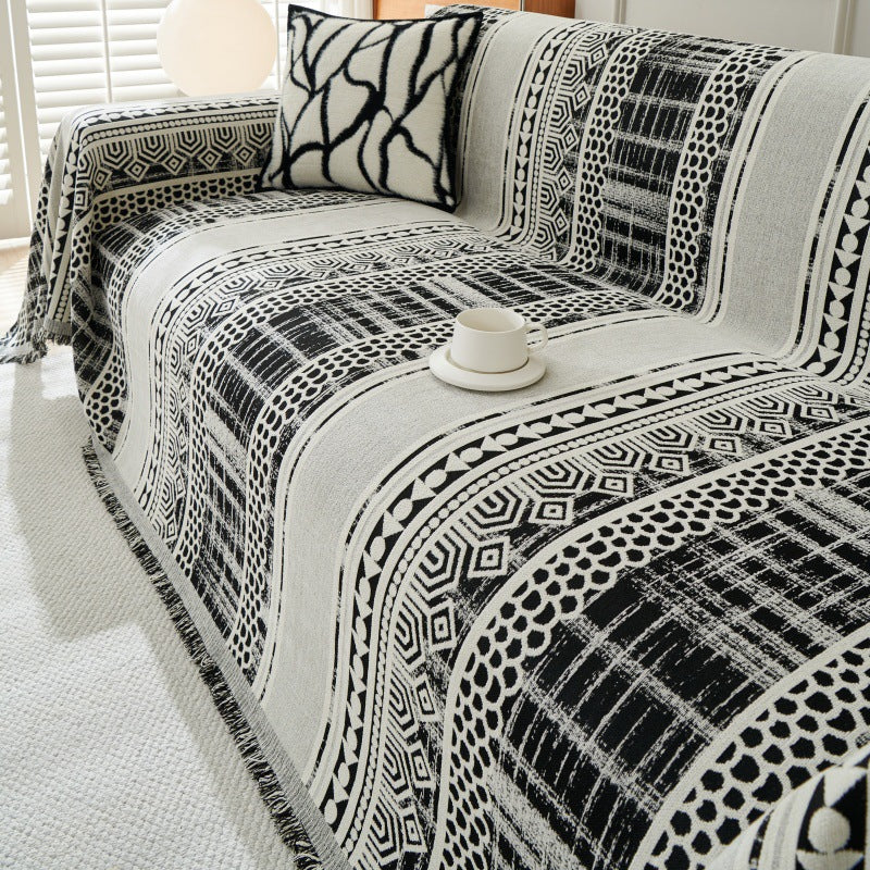 Top-rated waterproof sofa throw covers in elegant grey and green tones