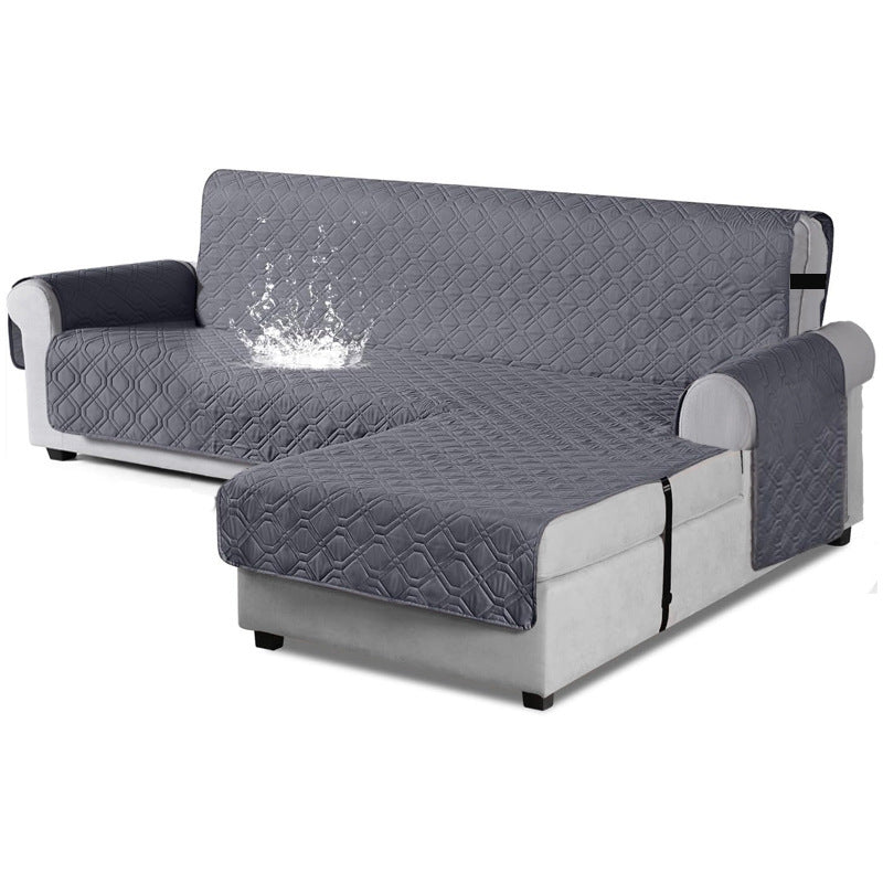 Upgraded Sectional Couch Covers Waterproof L Shaped Sofa Slipcover Reversible Chaise Lounge Cover for Sectional Sofa Furniture Protector Cover for Pets Dog Cat