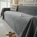 Herringbone Cream-Toned Premium Sofa Throws, All-Season Full-Coverage Universal Sofa Protector Throw Blanket