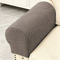 New Jacquard Sofa Armrest Cover for Living Room – Stretch Couch Arm Covers, Universal Fit Armrest Protector
