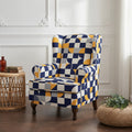 Strandmon Wingback Chair Cover – All-Inclusive American Retro Single Club Chair Slipcover, Wingback Chair Protector