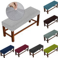 Stretch Bench Slipcover XXL XL– Protector for Dining Benches, Bed End Stools, Piano Seats, Shoe Benches & More