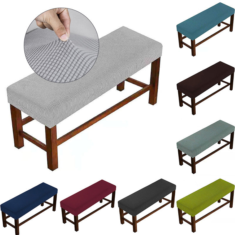 Stretch Bench Slipcover XXL XL– Protector for Dining Benches, Bed End Stools, Piano Seats, Shoe Benches & More