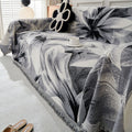 French Luxe All-Season Cat-Scratch Resistant Sofa Throws Cover Full-Coverage Straight Sofa Protector Throw with Cushion Covers
