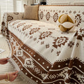 Bohemian Rustic One-Piece Sofa & Armchair Throws Cover Vintage American Throw Blanket with Couch Protector