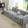 New Light Luxury Textured Anti-Linen Sofa Towel, High-End Texture All-Season Universal Sofa Cover, Full-Wrap Sofa Slipcover