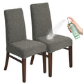 Jacquard Waterproof Dining Chair Cover Dustproof Casual Chair Slipcover for Home & Hotel Restaurant