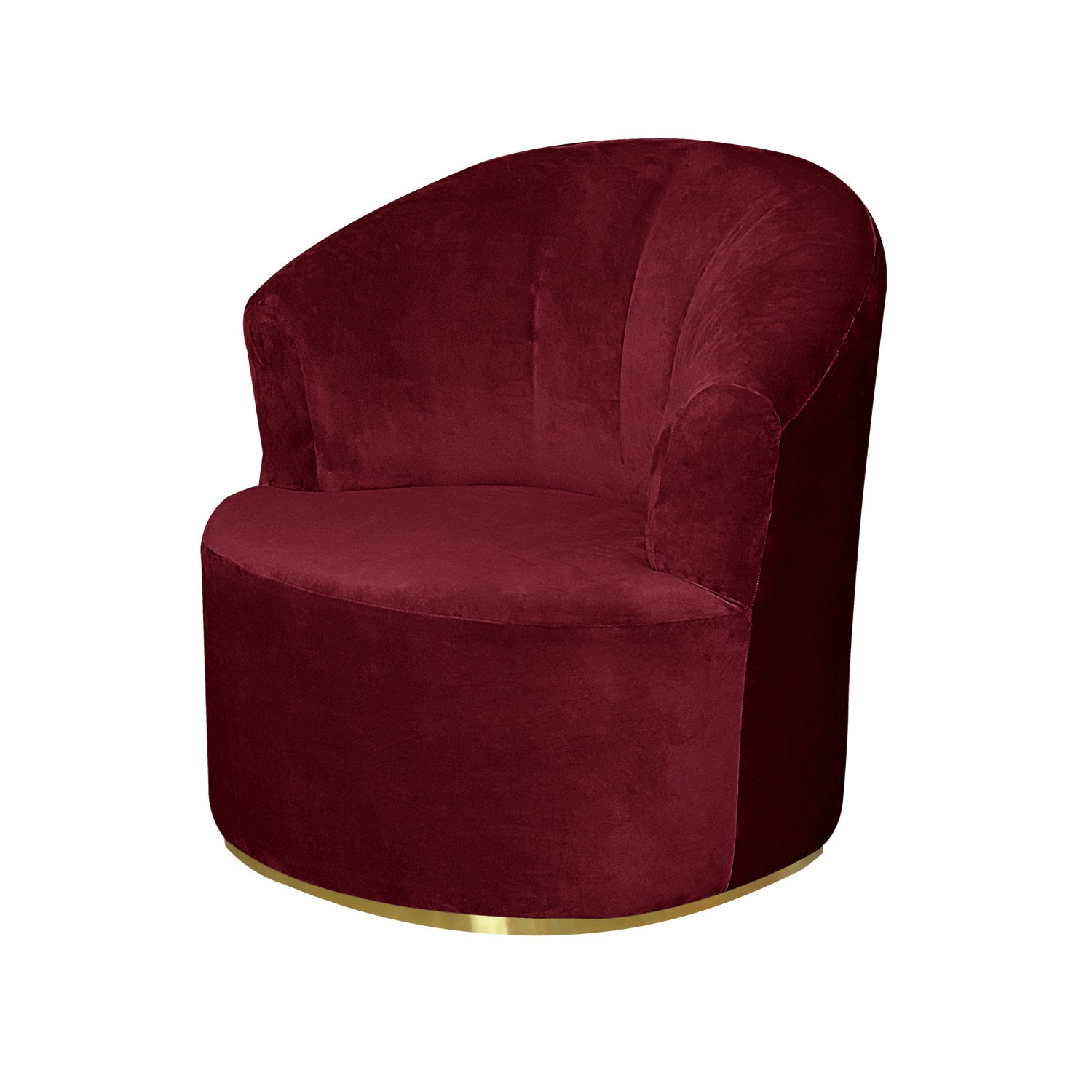 Velvet Single Sofa Cover Swivel Barrel Chair Cover Modern Accent Chair Slipcovers Barrel Armchairs Sofa Cover Protector for Home Decor Living Room