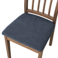 Elastic Dining Chair Seat Cover Fleece Chair Pad Protector Machine Washable Easy Care