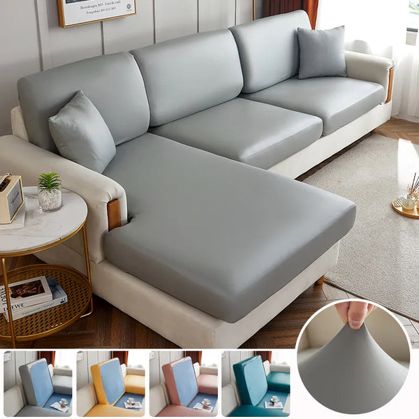 PU Leather Waterproof Sofa Seat Cushion Covers Sofa Covers Chair Slipcover for Seater Replacement Protector for Living Room