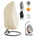 Patio Egg Chair Cover Waterproof Dust-proof Protective Covers Outdoor Garden Hang Chair UV Protection Cover Built-in Tighten Rope