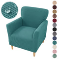 Polar Fleece Armchair Cover Water Repellent Single Sofa Slipcover Polar Fleece Club Couch Covers Tub Chair Covers