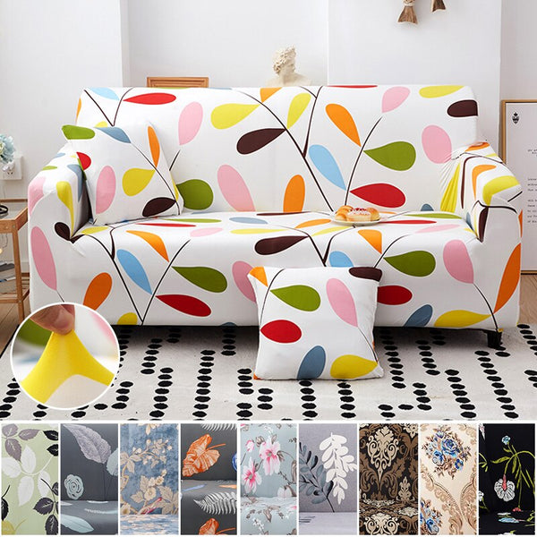 Printed Sofa Cover Stretch Couch Covers Loveseat Slipcover for 2 Seater Cushion Couch Covered Washable Living Room Furniture Protector