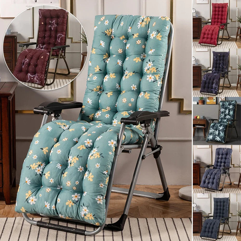 48X120/48X155cm Lounge Rocking Chair Cushions Window Cushion Outdoor Garden Fabric Backrest Cushion Soft Thicken Pad