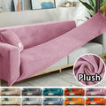 Velvet Sofa Cover Plush Sofa Protection Cover Elastic Fabric Anti-slip Sofa Slipcover Pet Scratch Sofa Cushion Cover