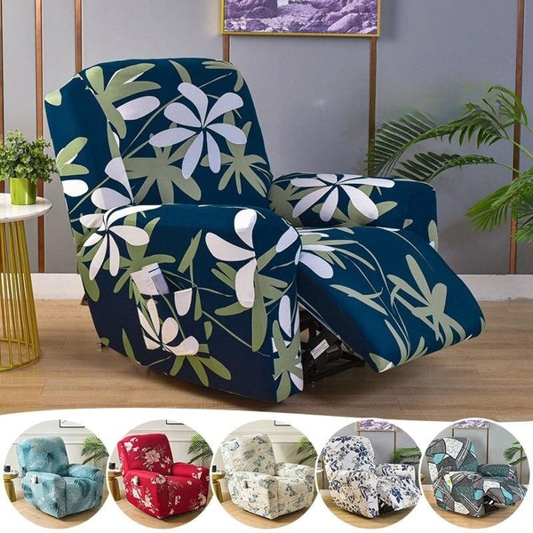 Sofa Recliner Cover Elastic Lounge Chair Cover Family Living Room Office Hotel Armchair Thickened Fully Inclusive Protected Chair Cover