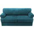 Sofa Cover 3 Piece Sofa Slipcovers Thick Velvet Couch Cover Furniture Protector Stretch Sofa Covers for T Cushion Covers