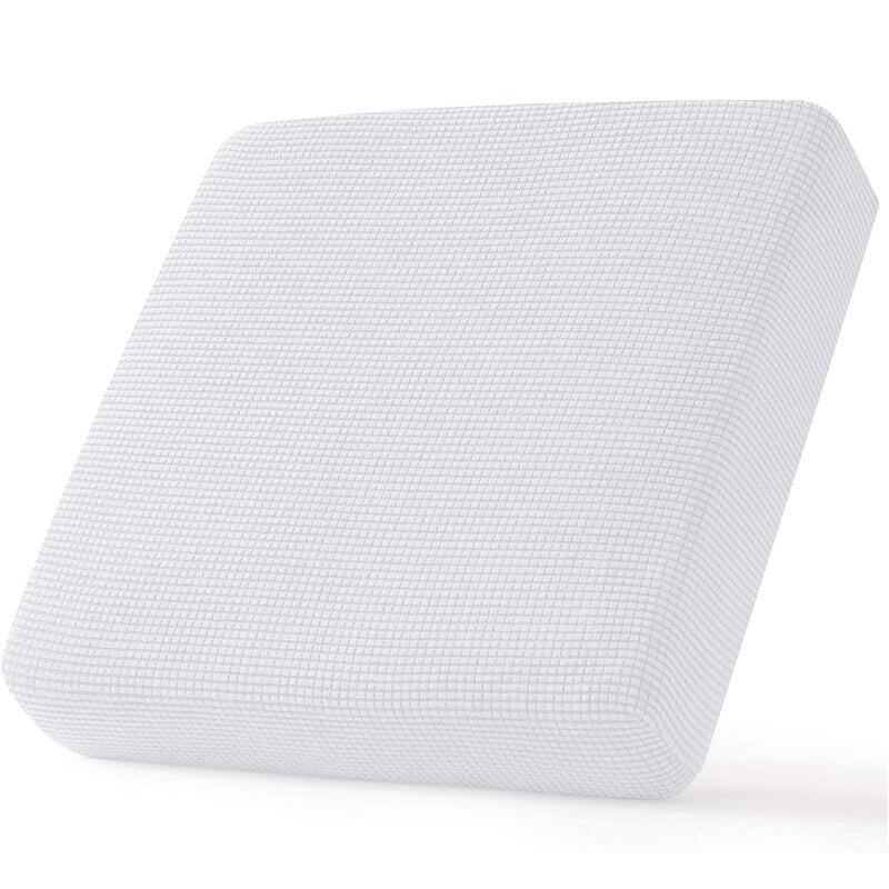 Spandex WaterProof Jacquard White Sofa Cushion Cover Sofa Seat Cushion Slipcover Elastic Color White Couch Cushion Cover