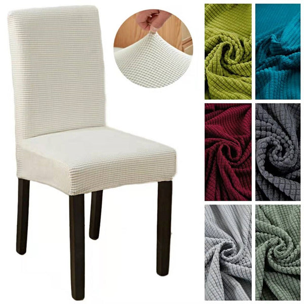 Stretch Jacquard Chair Covers Elastic Slipcover For Chairs Kitchen Spandex Case Living Room Office Home Decoration