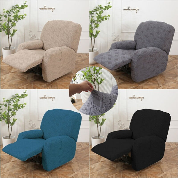 Stretch Recliner Sofa Cover for Living Room Elastic Relax Jacquard Single Armchair Covers Non-Slip Lazyboy Couch Protector