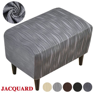 Stretch Thicken Fabric Footstool Cover