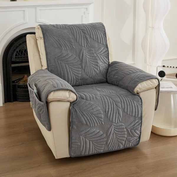 Super Soft Plush Velvet Recliner Chair Cover Living Room Pets Dustproof Protector Recliner Armchair Chaise Lounge Covers