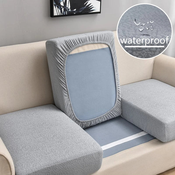 Thick Spandex Waterproof Funiture Protector Sofa Cushion Covers Sofa Seat Slipcover Elastic Solid Color Couch Seat Cover