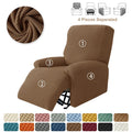 Thick Split Recliner Chair Cover Non-Slip Polar Fleece Single Sofa Covers for Living Room Lazy Boy Relaxing Armchair Slipcovers