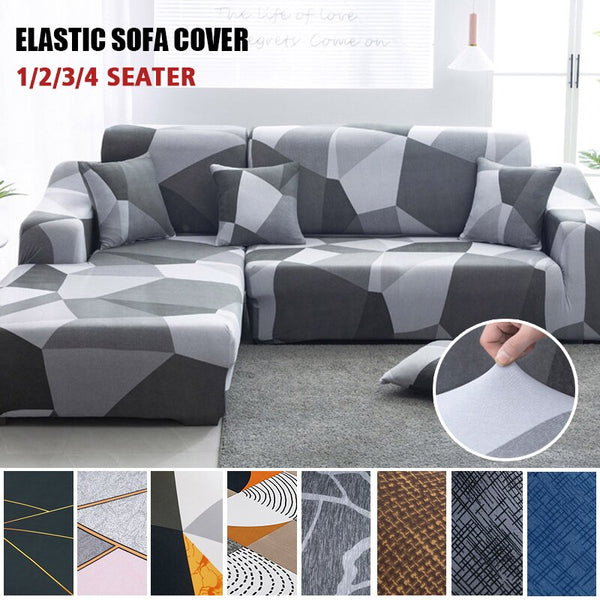 Elastic Sofa Slipcover All-inclusive Sofa Cover for Living Room Corner Fundas Sofas Con Chaise Longue Couch Furniture Corner L Shaped Sofa Covers