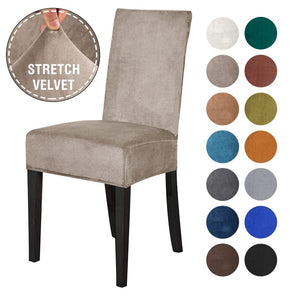 High-Grade Velvet Dining Chair Cover