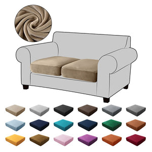 Velvet Sofa Seat Cushion Covers