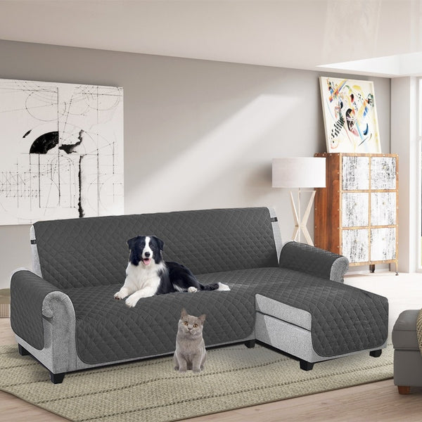 Water Repellent Sofa Cover 2Sides Universal Sofa Slipcover Anti-slip Corner L Shape Cover Corner Couch Mat Cat Dog Kids Furniture Protectors