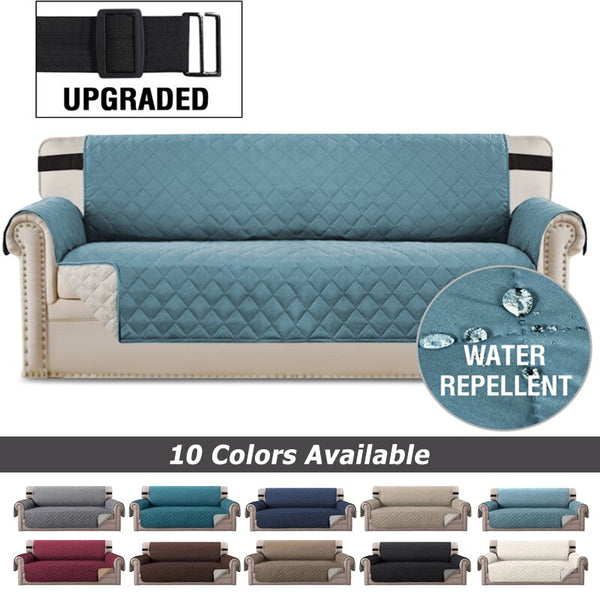 Waterproof Plaid Fabric Sofa Cover Anti-Slip Sofa Armchair Covers Folding Living Room Sofas Slipcover For 1/2/3/4 Seat