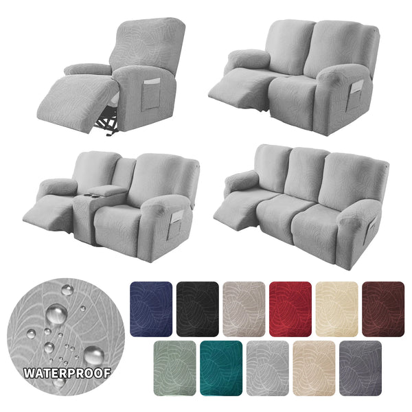 Waterproof Recliner Sofa Cover Jacquard Slide Chair Sofa Protector Lazy Boy Relaxing Armchair Living Room Recliner Covers