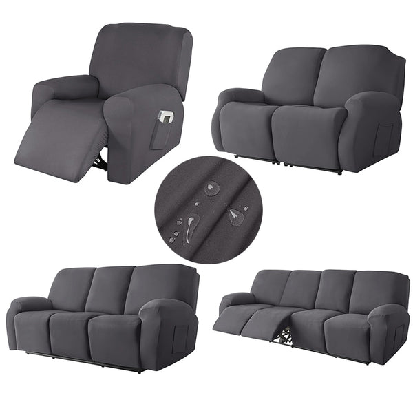 Waterproof Recliner Sofa Covers High Elasticity Lazy Boy Recliner Chair Covers Soft Anti-slip Recliner Chair Slipcover For Home
