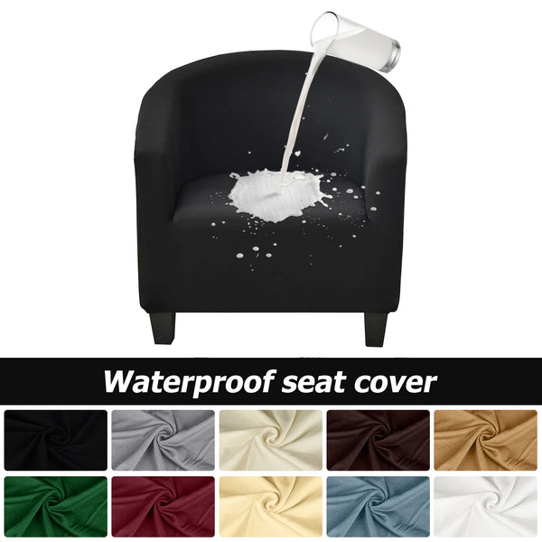 Waterproof Single Sofa Cover Relax Stretch Tub Club Cover Seater Club Couch Slipcover Protector Cover