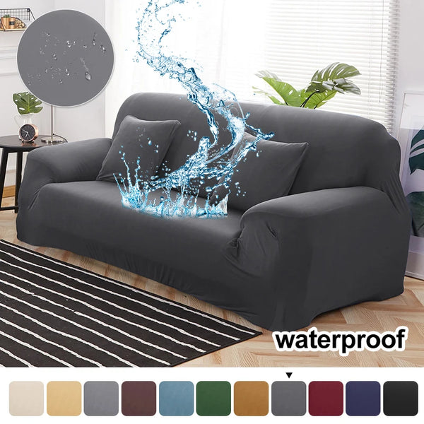 Waterproof Sofa Cover 1/2/3/4 Seater Couch Cover High Stretch Sofa Slipcover Furniture Protector Cover