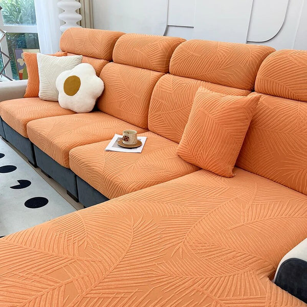 Waterproof Sofa Cushion Cover Stretch Sofa Seat Cushion Cover Super Soft Fabric Couch Cover
